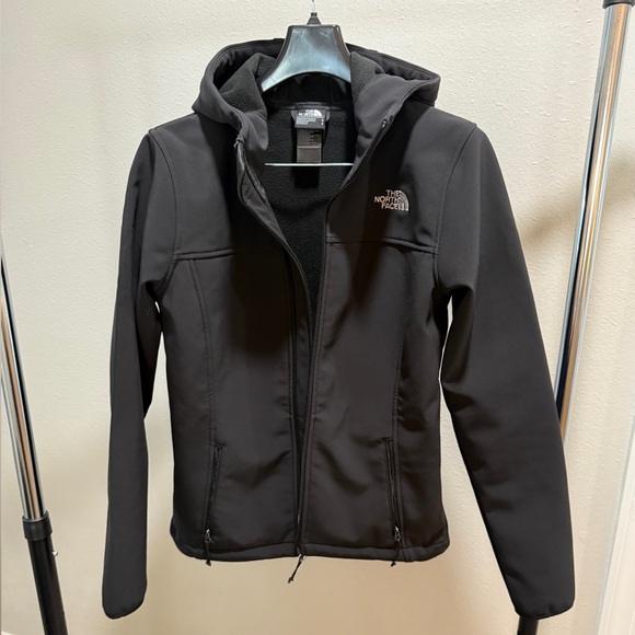 The North Face Full Zip Hoodie Black Petite Small Woman’s-Preowned - Picture 1 of 10